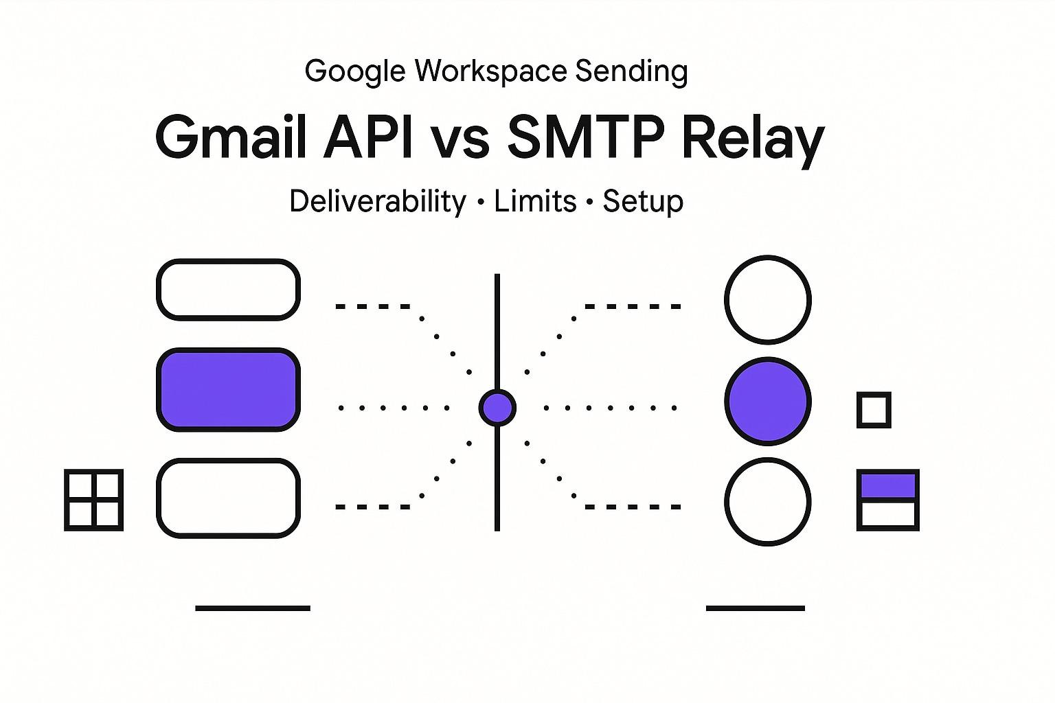 Google Workspace Sending: Gmail API vs SMTP Relay: Deliverability, Limits, and Setup