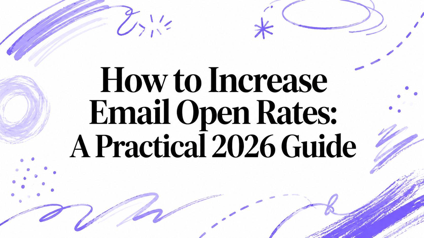 How to Increase Email Open Rates: A Practical 2026 Guide