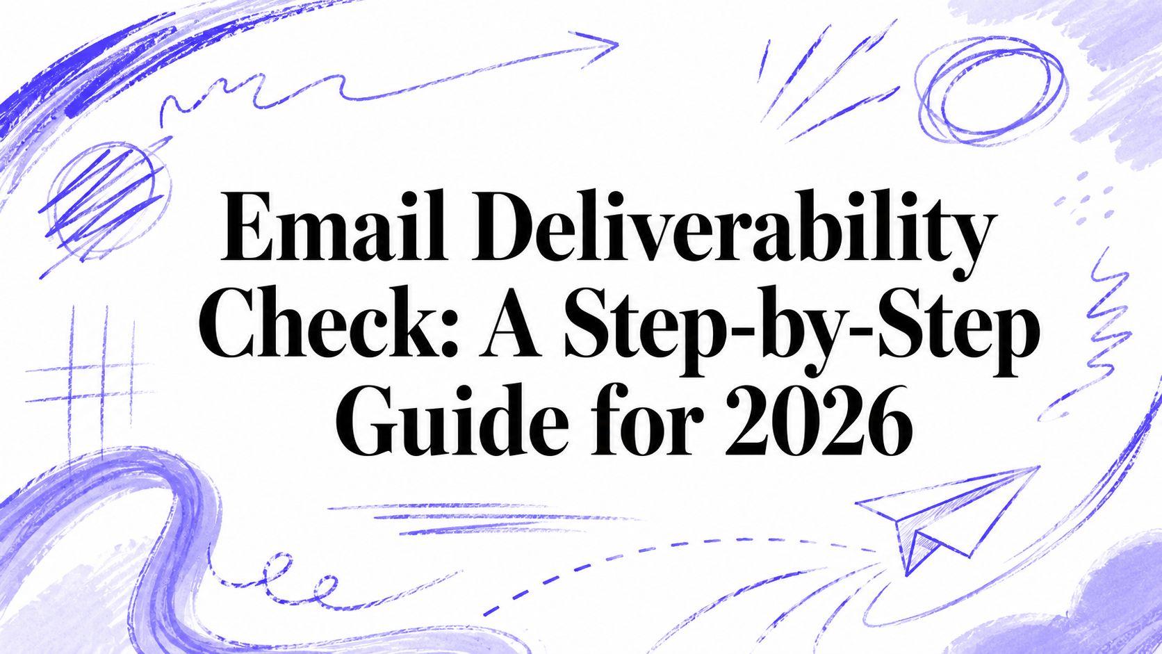 Email Deliverability Check: A Step-by-Step Guide for 2026