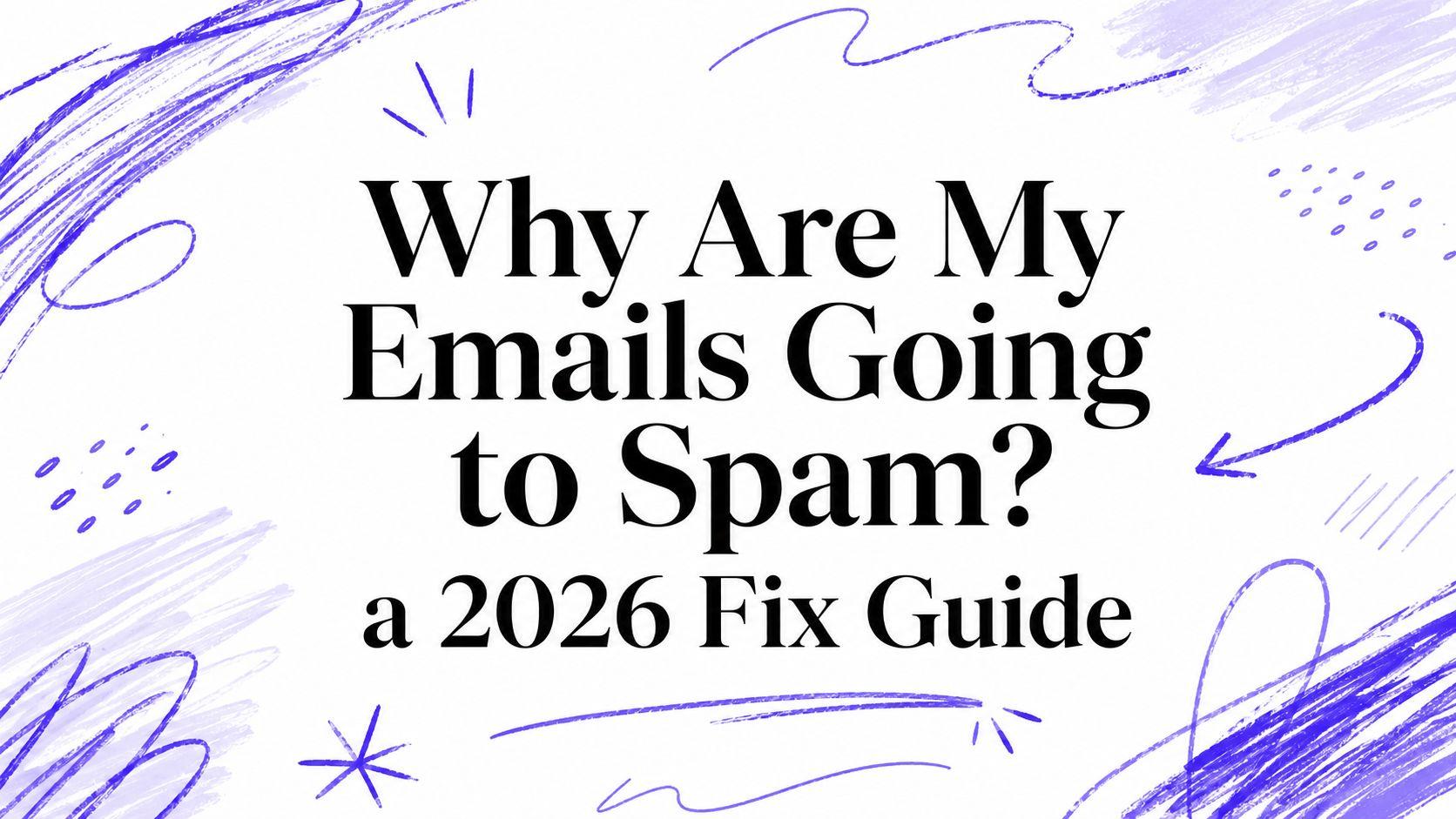 Why Are My Emails Going to Spam? a 2026 Fix Guide