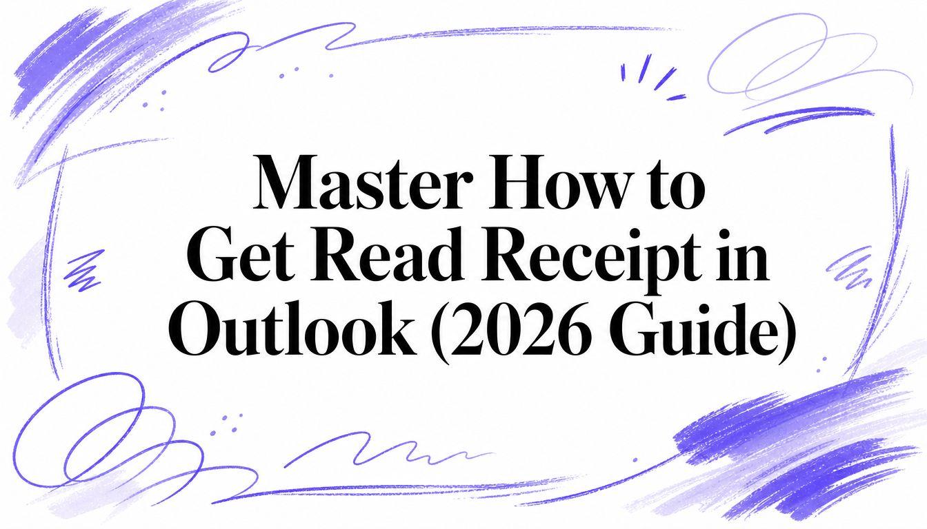 Master How to Get Read Receipt in Outlook (2026 Guide)