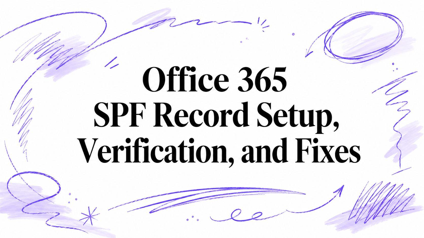 Office 365 SPF Record Setup, Verification, and Fixes