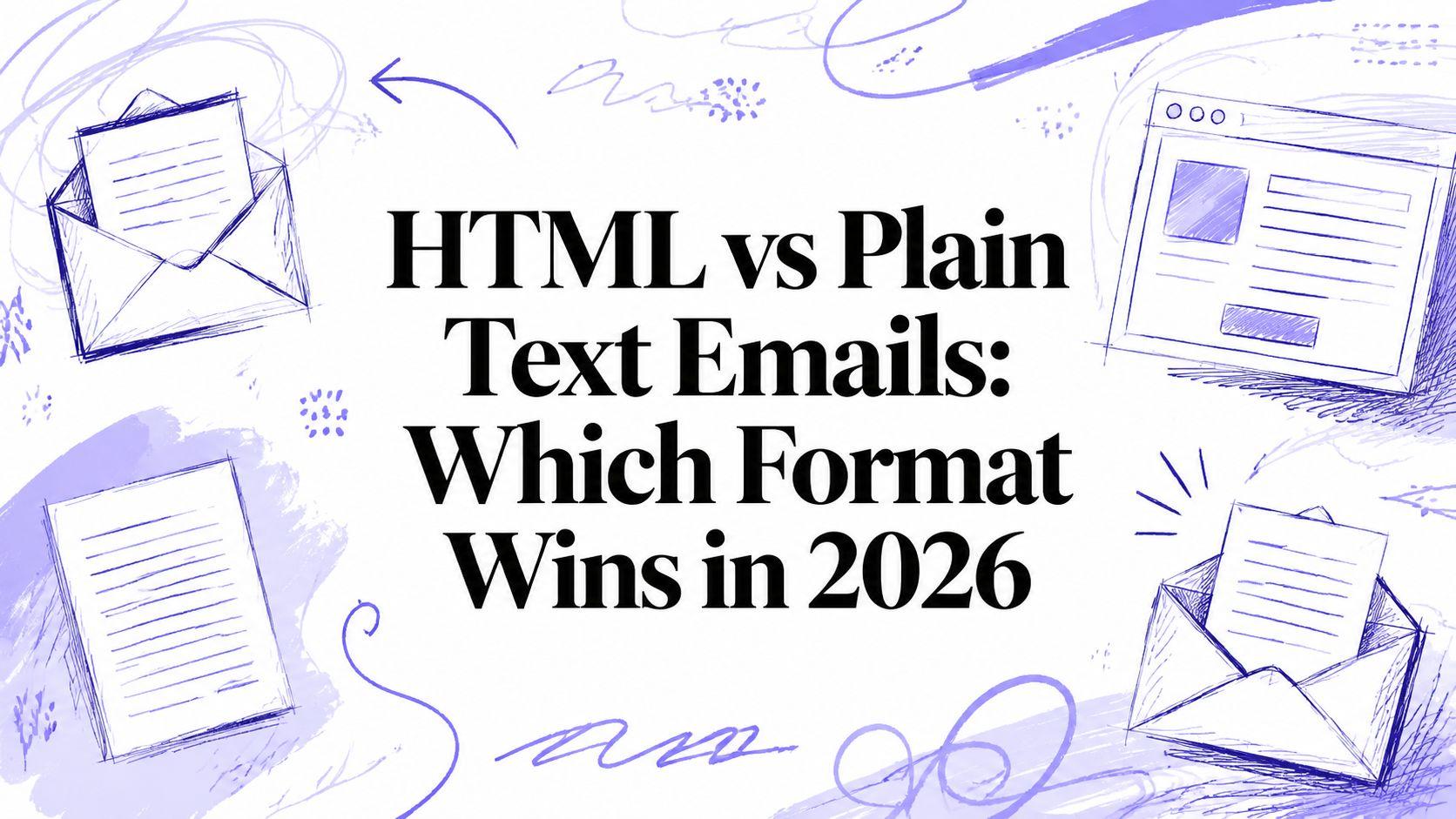 HTML vs Plain Text Emails: Which Format Wins in 2026