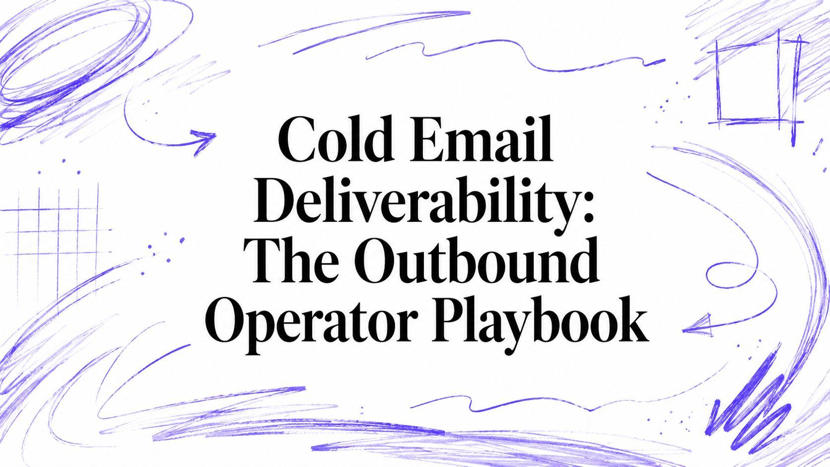 Cold Email Deliverability: The Outbound Operator Playbook