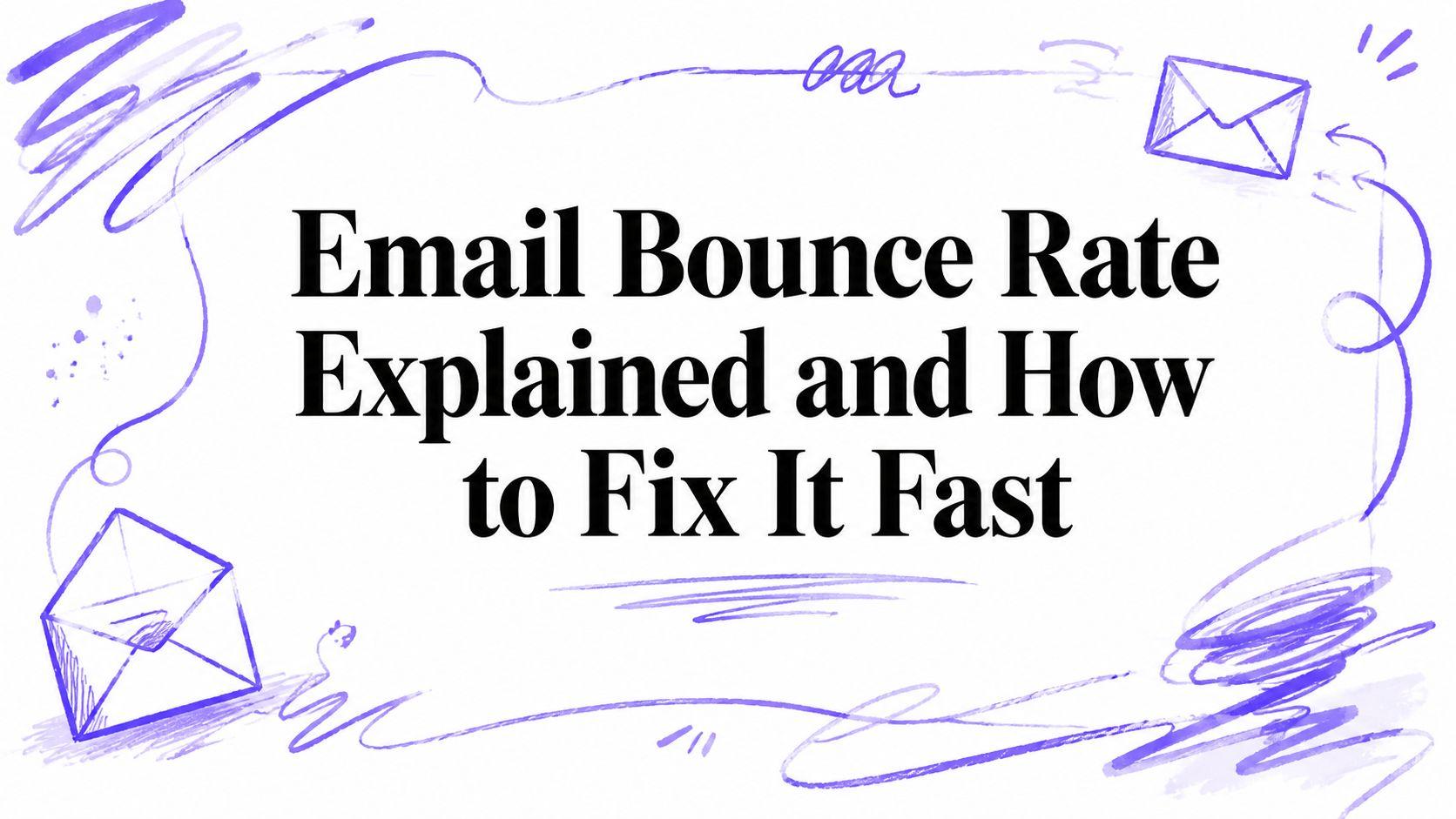 Email Bounce Rate Explained and How to Fix It Fast