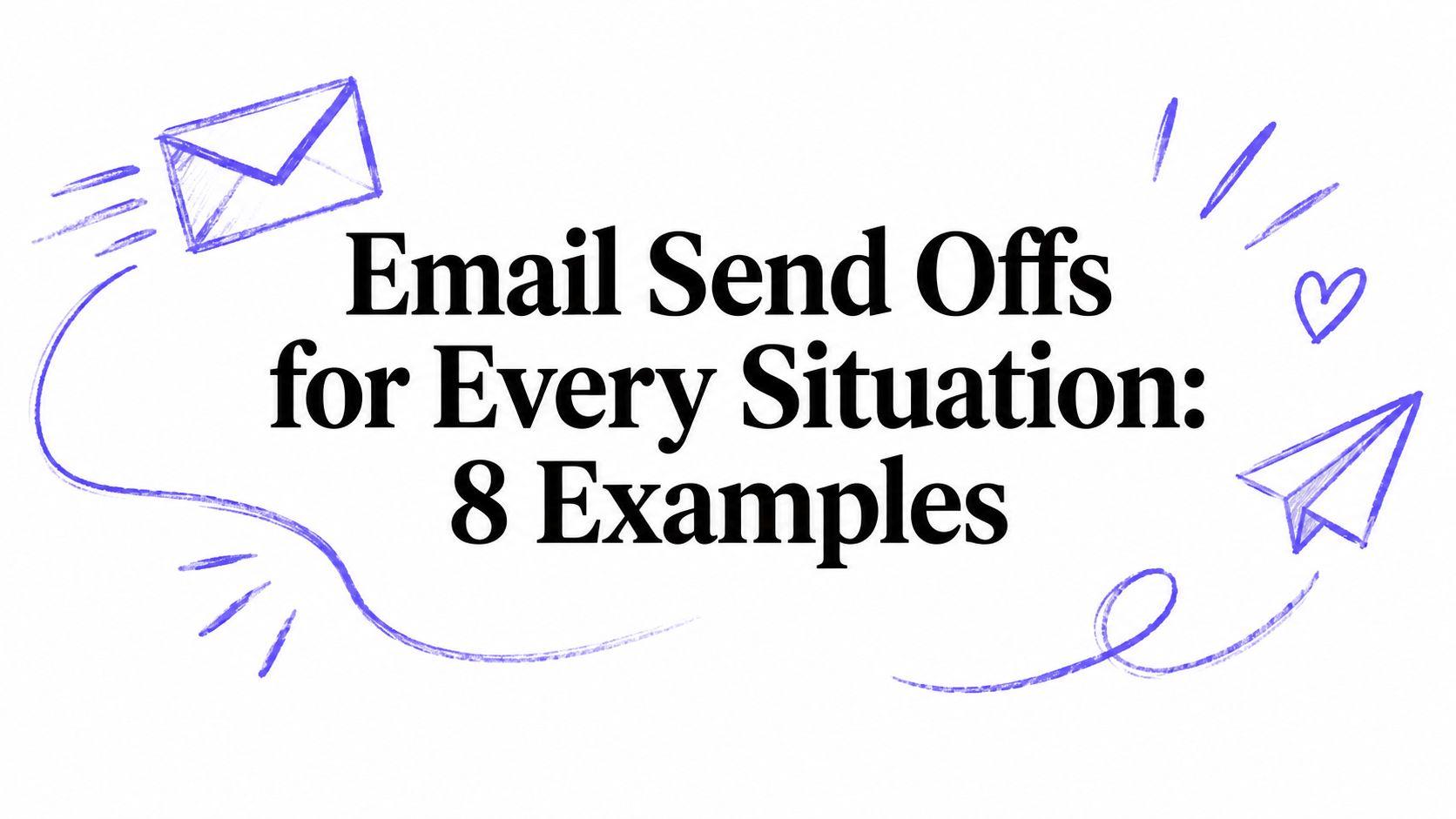 Email Send Offs for Every Situation: 8 Examples