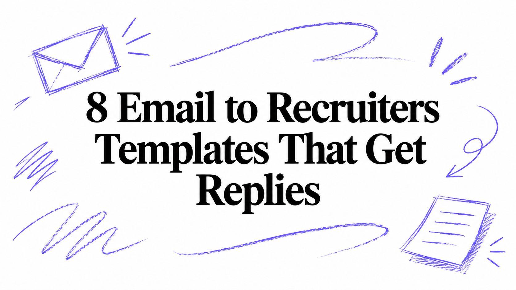 8 Email to Recruiters Templates That Get Replies
