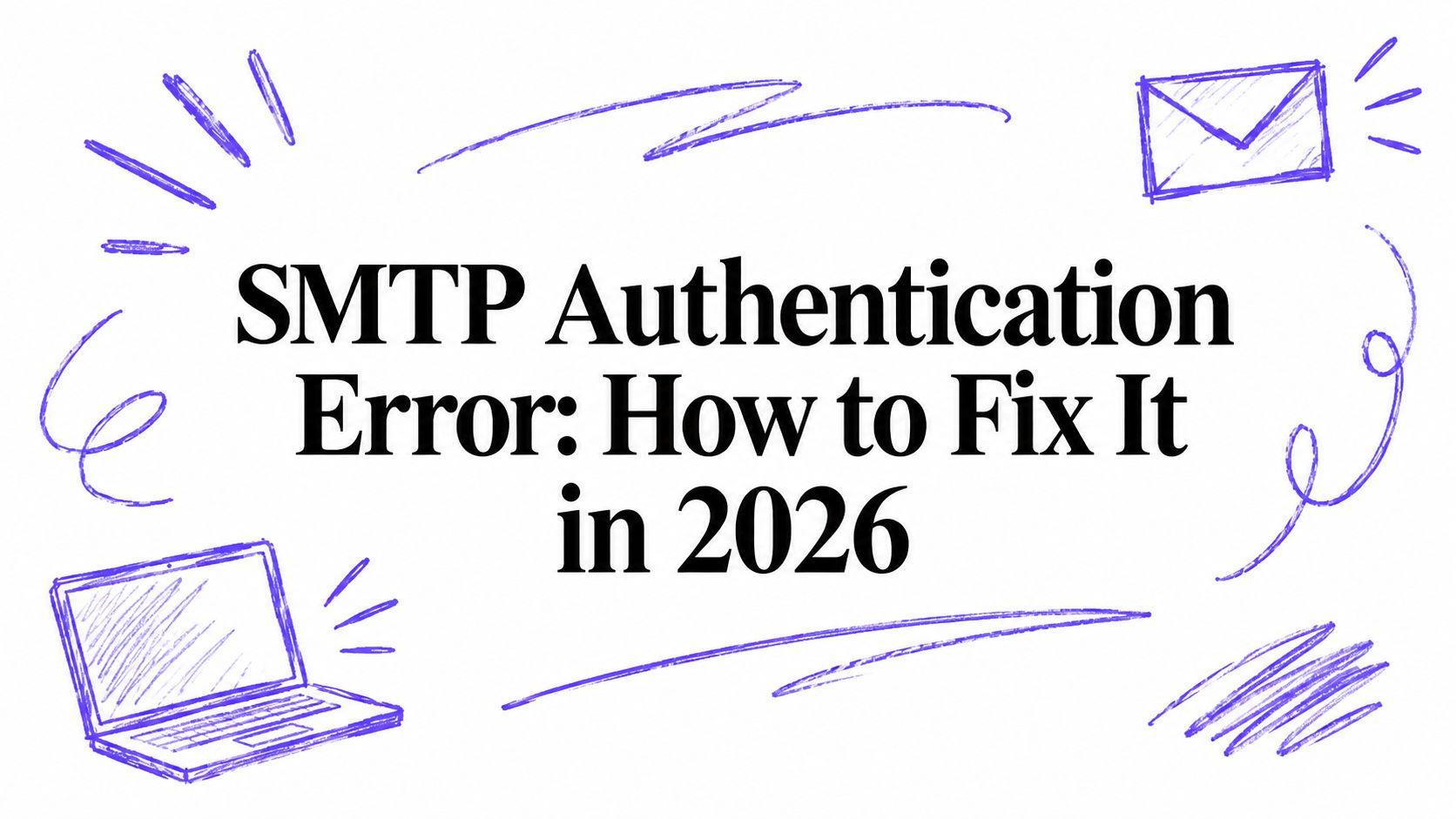 SMTP Authentication Error: How to Fix It in 2026