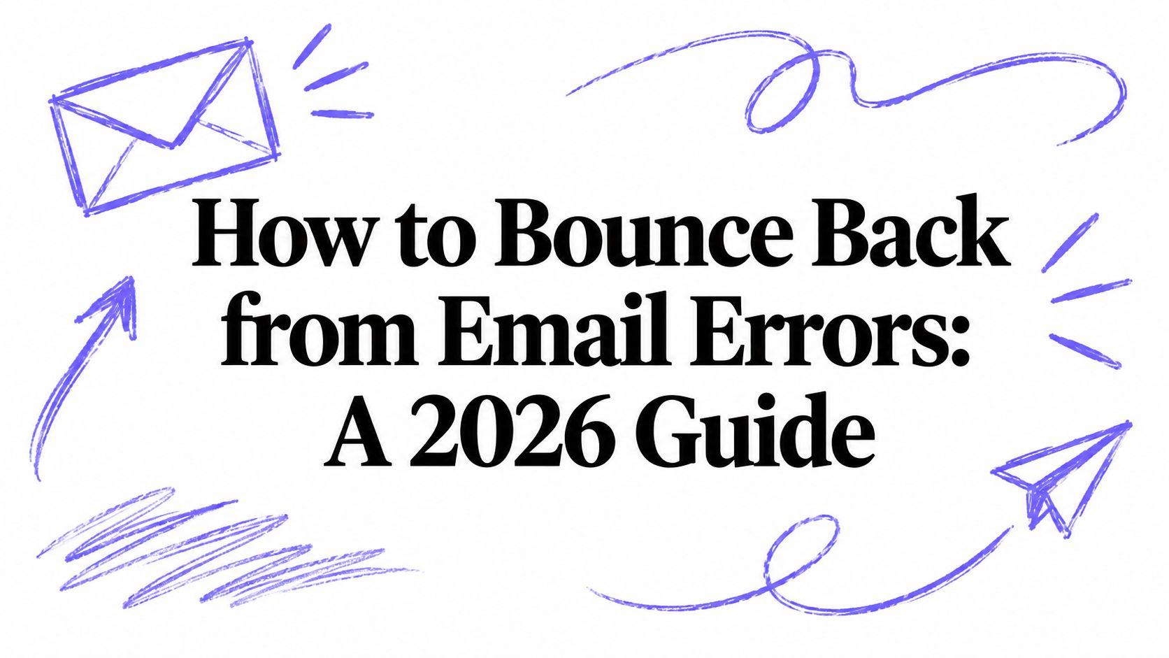 How to Bounce Back from Email Errors: A 2026 Guide