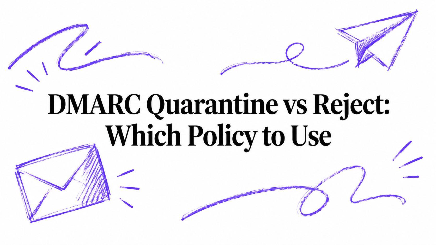 DMARC Quarantine vs Reject: Which Policy to Use