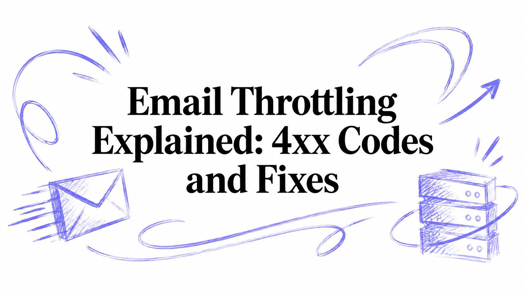 Email Throttling Explained: 4xx Codes and Fixes