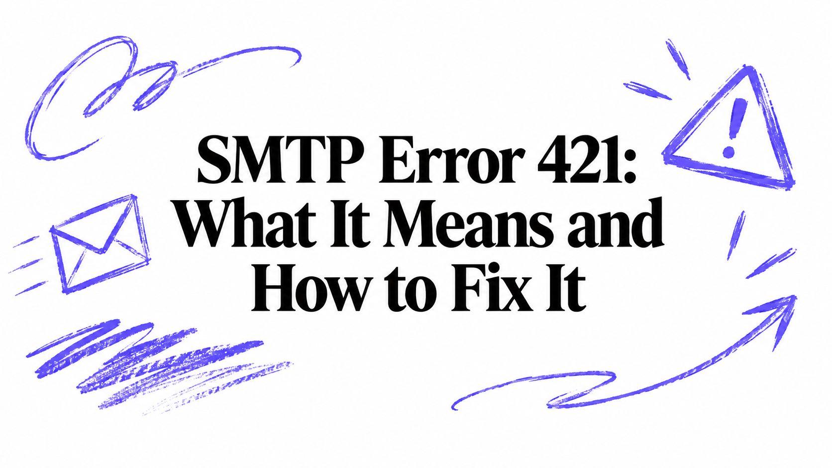 SMTP Error 421: What It Means and How to Fix It